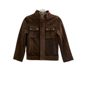NWT URBAN REPUBLIC GENUINE SUEDE LEATHER MOTO JACKET BROWN SMALL 8 New